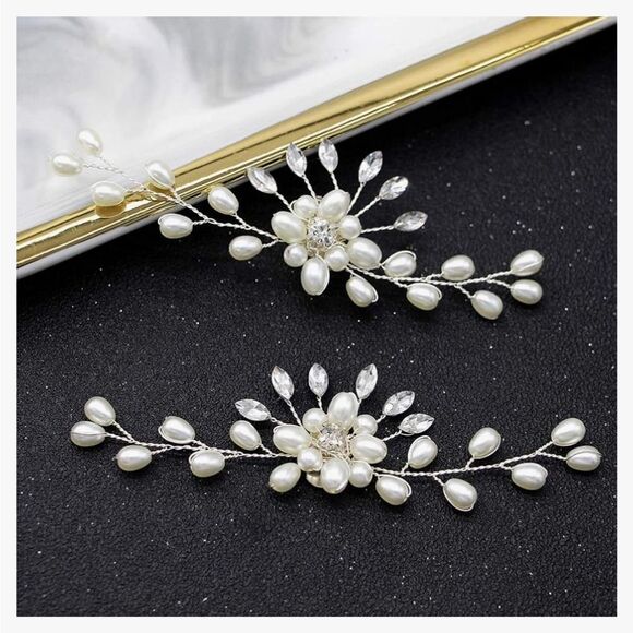 Wedding Bridal Shoe Clips - Picture 4 of 10